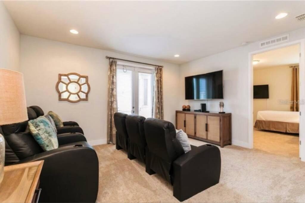 Luxurious Modern Villa Near Disney With Theater, Pool And Spa In Encore Resort At Reunion Orlando Exterior foto