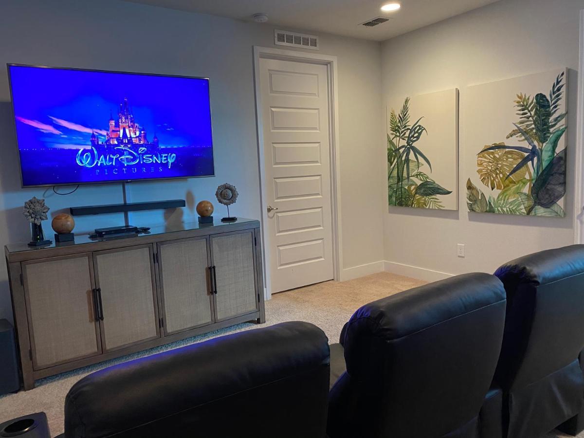 Luxurious Modern Villa Near Disney With Theater, Pool And Spa In Encore Resort At Reunion Orlando Exterior foto